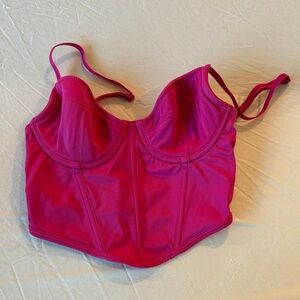 Primark Pink Longline corset with Structured Support